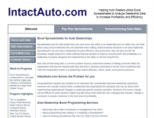 Tablet Screenshot of intactauto.com